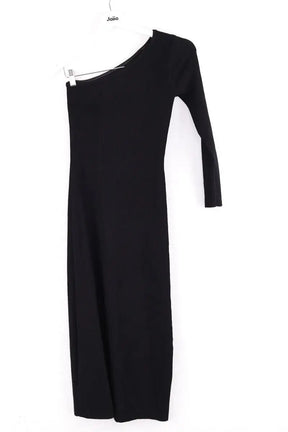 Robe Sandro Noir en Viscose