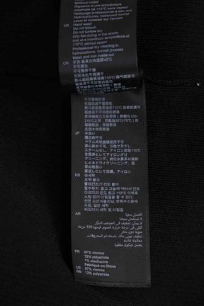 Robe Sandro Noir en Viscose
