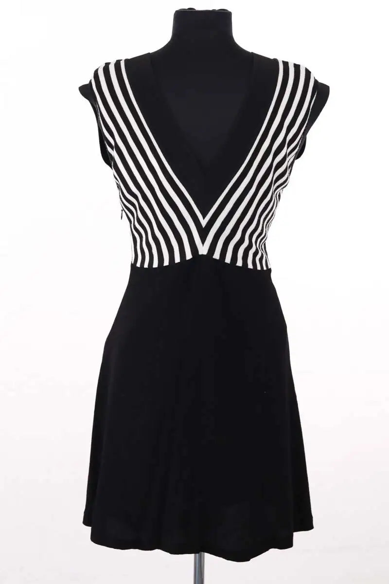 Robe Sandro Noir en Viscose