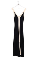 Robe Sandro Noir en Viscose, taille S - Seconde Main