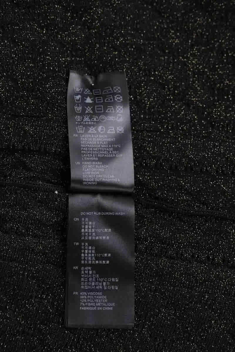 Robe Sandro Noir en Viscose