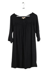 Robe Sandro Noir en Viscose, taille S - Seconde Main