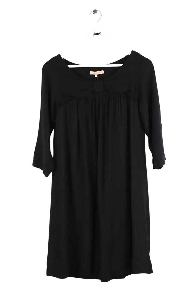 Robe Sandro Noir en Viscose, taille S - Seconde Main