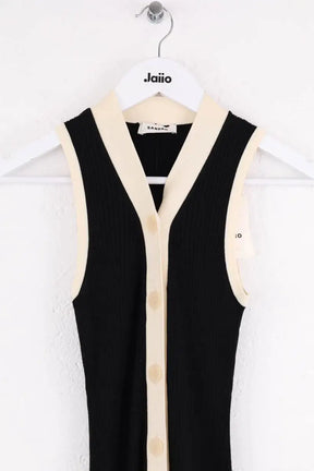 Robe Sandro Noir en Viscose