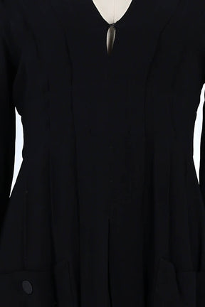 Robe Sandro Noir en Viscose