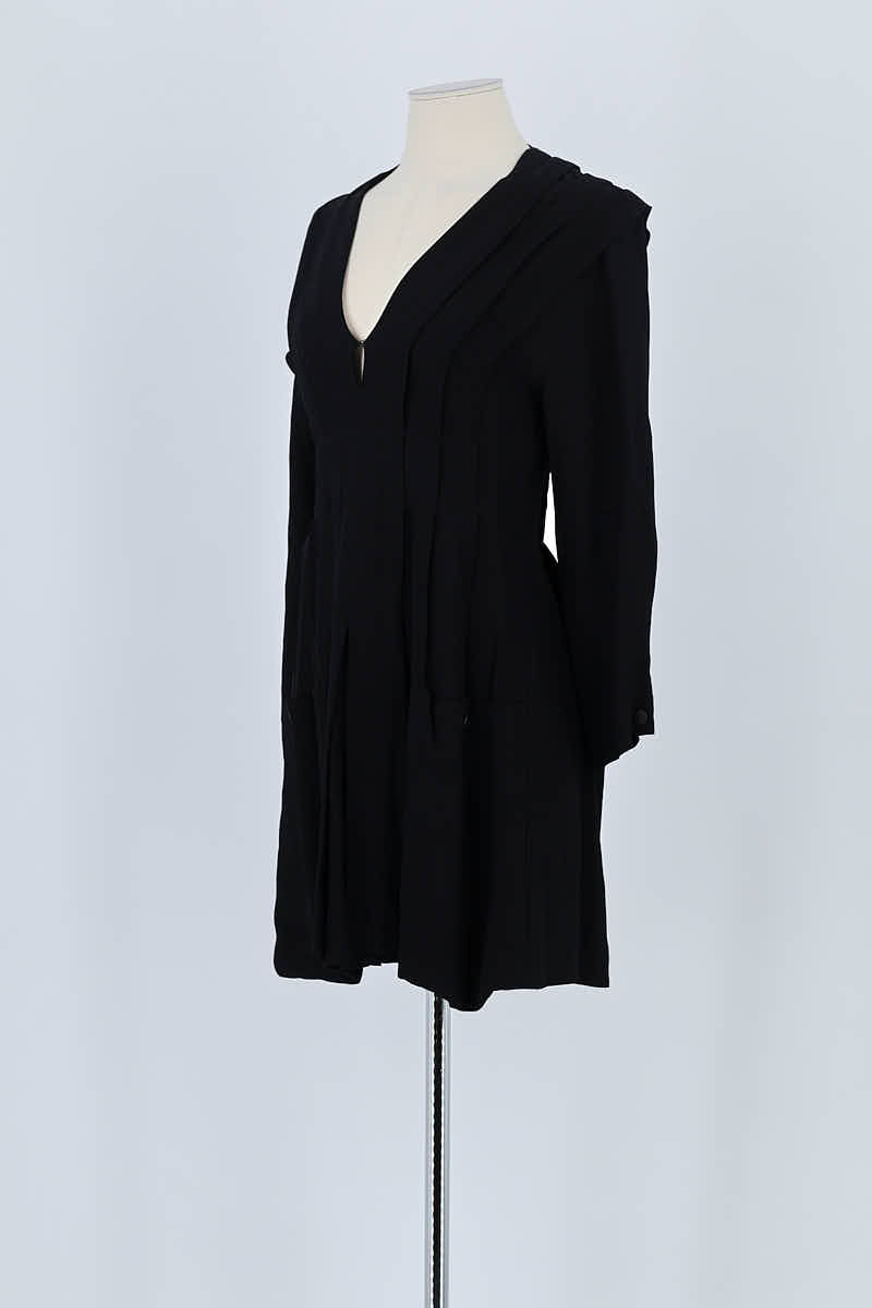 Robe Sandro Noir en Viscose