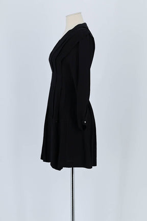 Robe Sandro Noir en Viscose