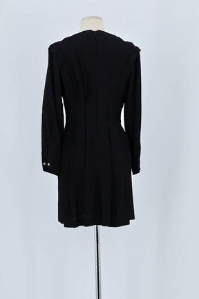 Robe Sandro Noir en Viscose