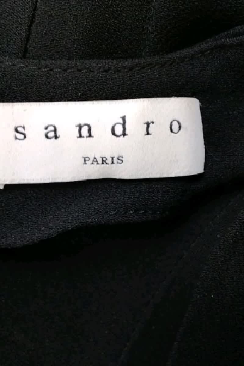 Robe Sandro Noir en Viscose