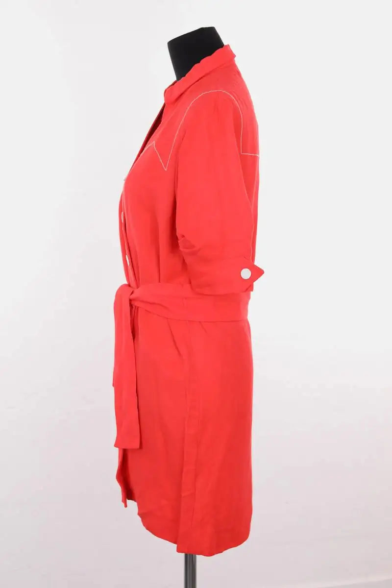 Robe Sandro Orange en Viscose