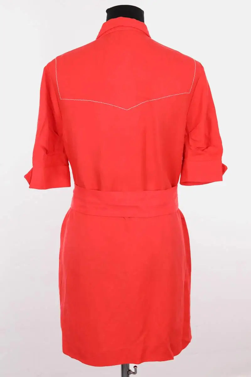 Robe Sandro Orange en Viscose