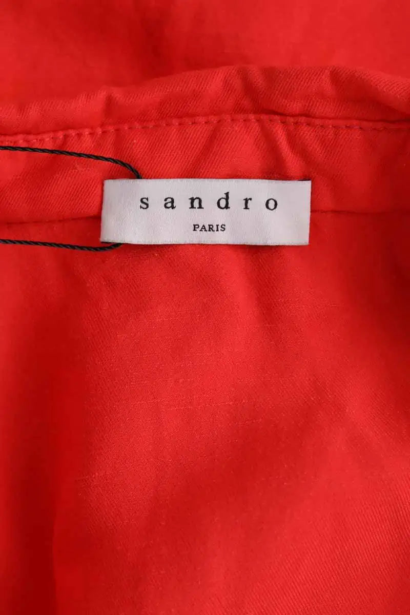 Robe Sandro Orange en Viscose