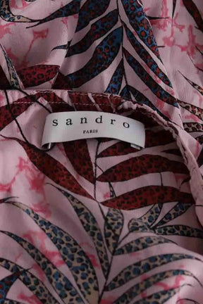 Robe Sandro Rose en Soie