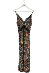 Robe Sandro Rose en Soie, taille S - Seconde Main