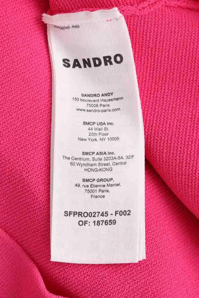Robe Sandro Rose en Synthétique