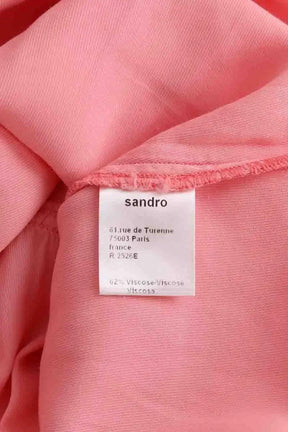 Robe Sandro Rose en Viscose