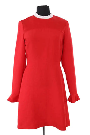 Robe Sandro Rouge en Synthétique, taille M - Seconde Main