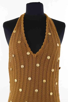 Robe Sandro Vert en Coton