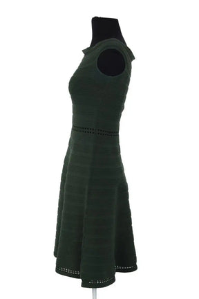 Robe Sandro Vert en Viscose