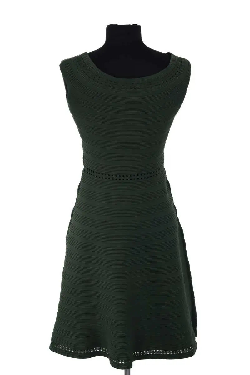 Robe Sandro Vert en Viscose
