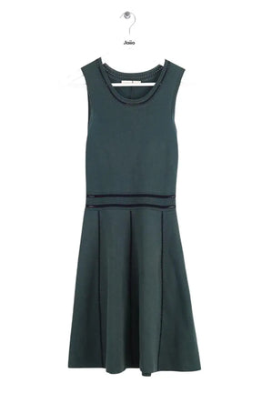 Robe Sandro Vert en Viscose, taille S - Seconde Main