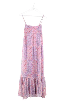 Robe Sandro Violet en Soie, taille S - Seconde Main