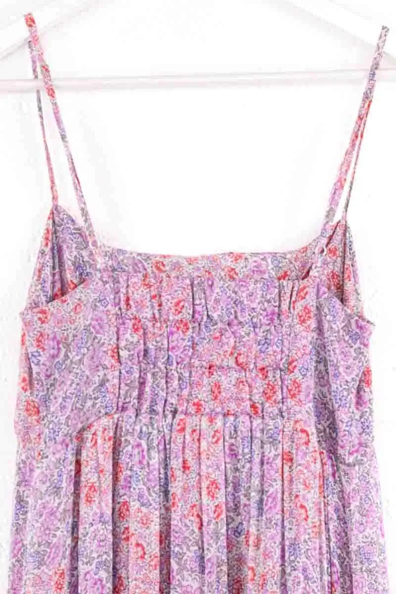 Robe Sandro Violet en Soie