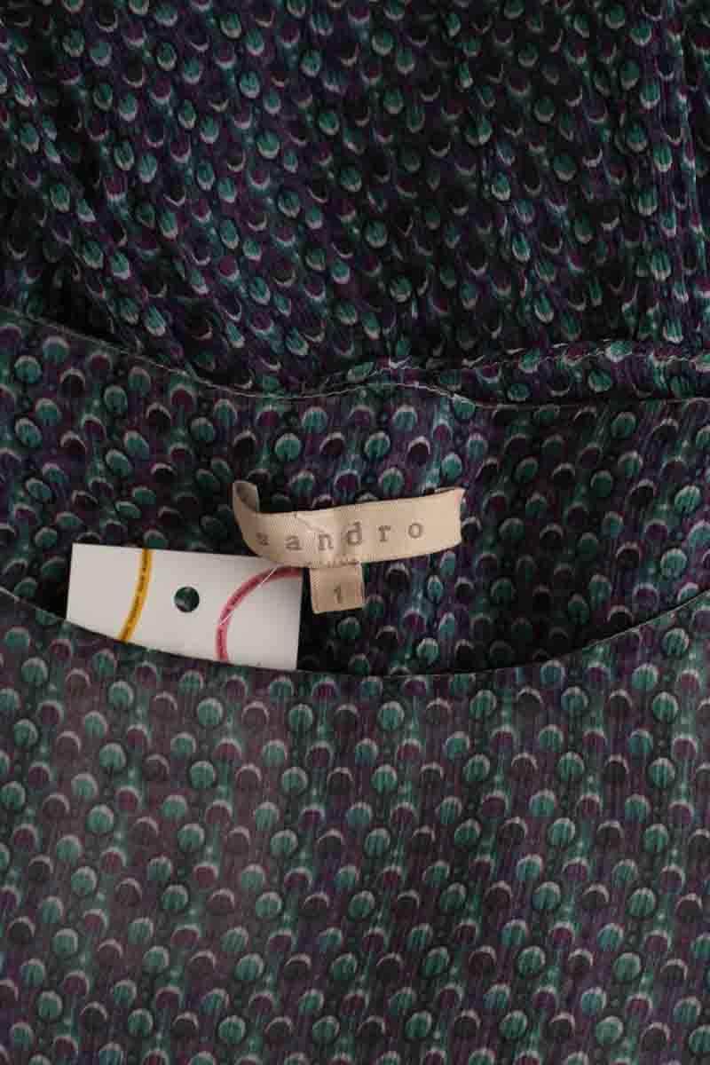 Robe Sandro Violet en Synthétique