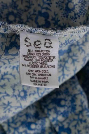 Robe Sea Bleu en Coton