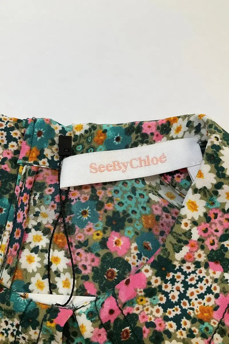 Robe See By Chloé Multicolore en Viscose