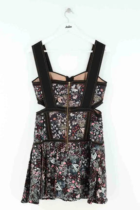 Robe Self-Portrait Noir en Coton