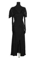 Robe Self-Portrait Noir en Synthétique, taille M - Seconde Main