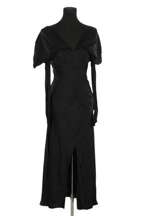 Robe Self-Portrait Noir en Synthétique, taille M - Seconde Main