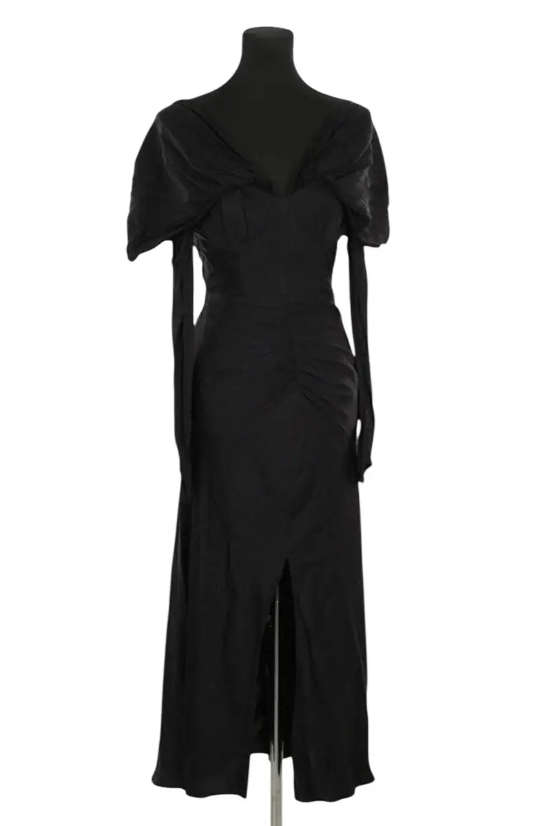 Robe Self-Portrait Noir en Synthétique, taille M - Seconde Main