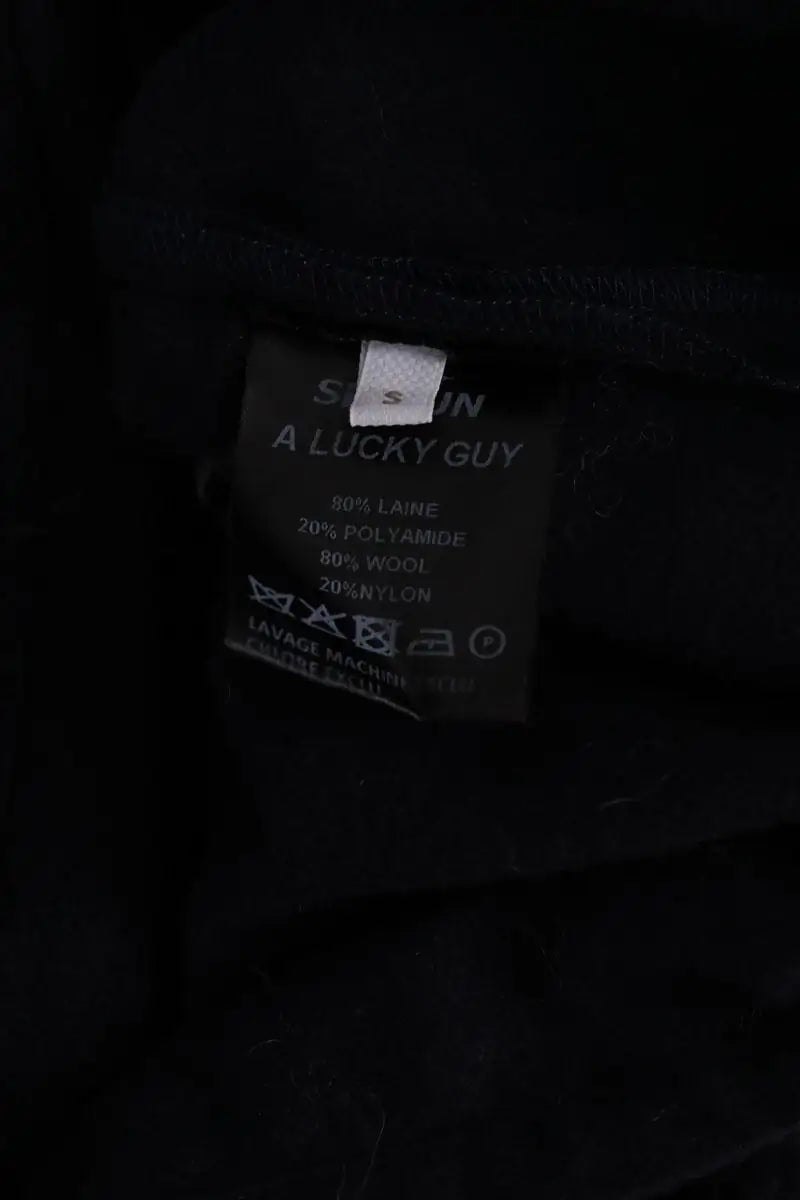 Robe Sessun A lucky guy Noir en Laine