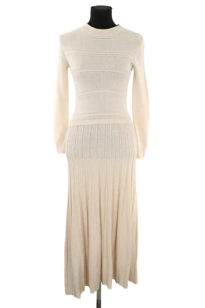 Robe Sessun Beige en Synthétique, taille XS - Seconde Main