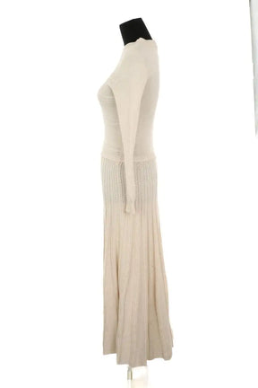 Robe Sessun Beige en Synthétique