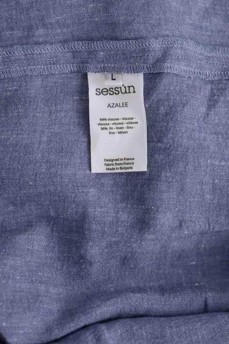 Robe Sessun Bleu en Viscose