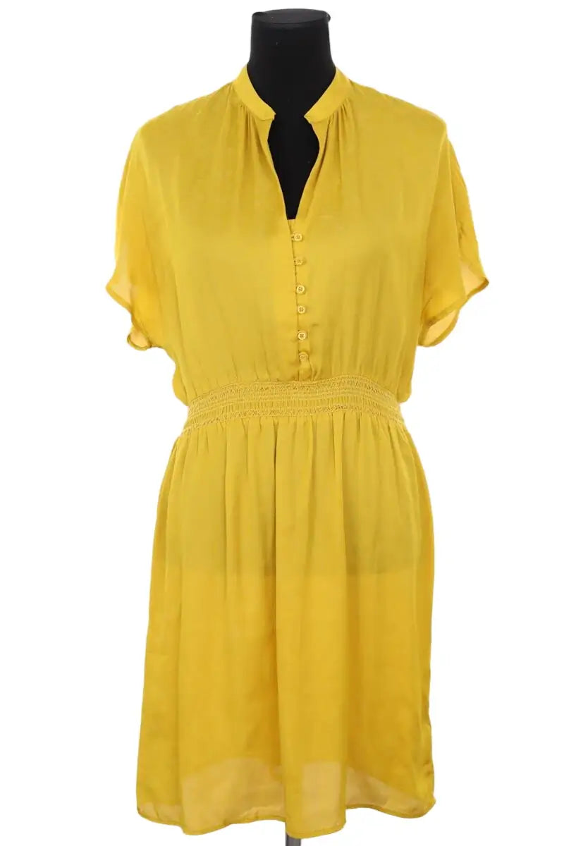 Robe Sessun Jaune en Synthétique, taille S - Seconde Main