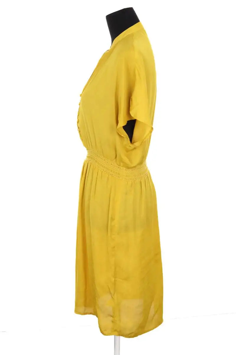 Robe Sessun Jaune en Synthétique
