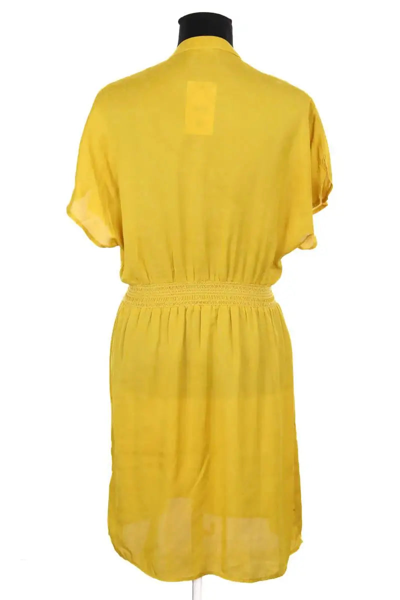 Robe Sessun Jaune en Synthétique