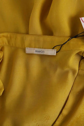 Robe Sessun Jaune en Synthétique