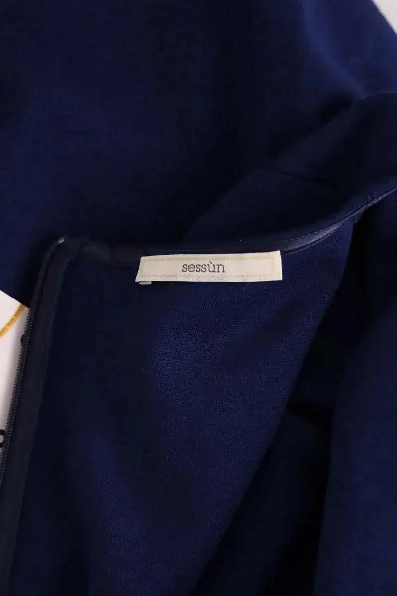 Robe Sessun Keaton Bleu en Laine