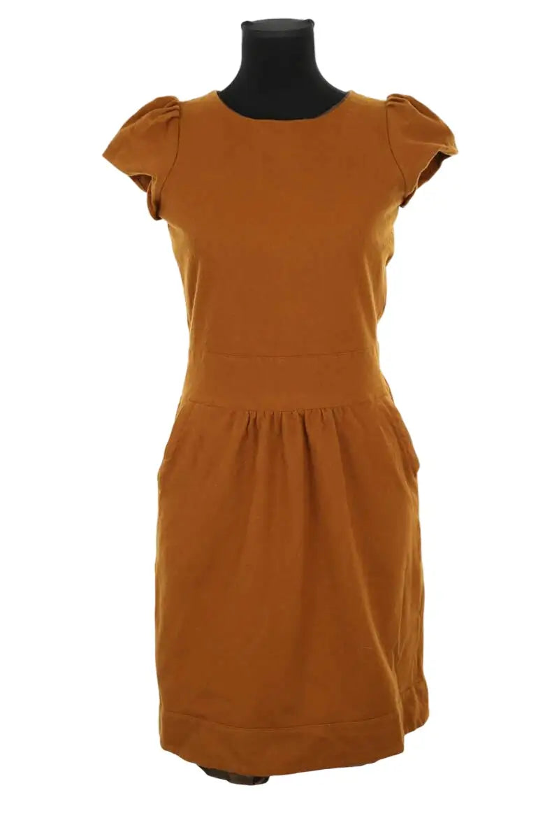 Robe Sessun Lacey Marron en Laine, taille L - Seconde Main