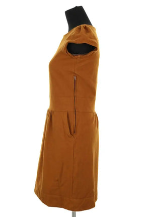 Robe Sessun Lacey Marron en Laine