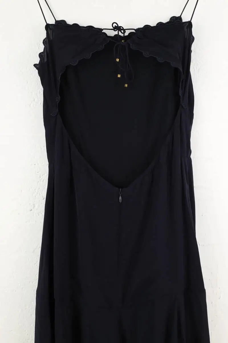 Robe Sessun Marine en Soie