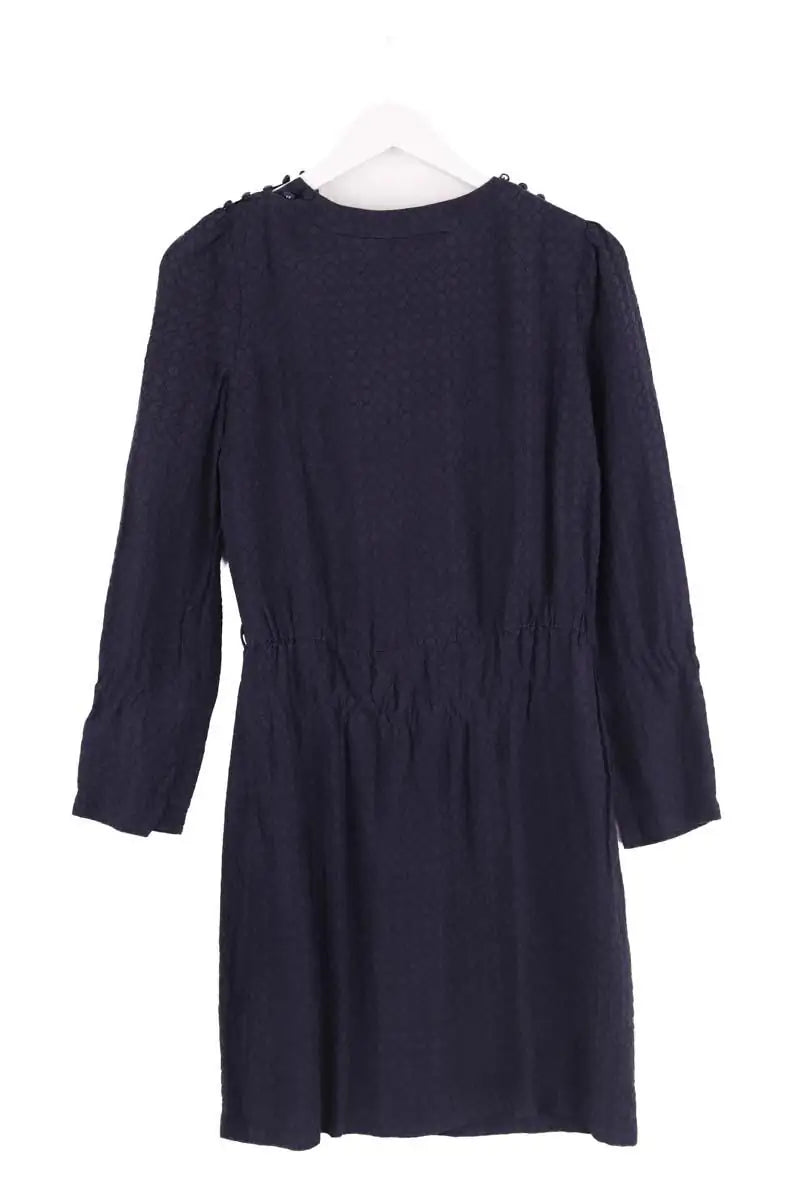 Robe Sessun Marine en Soie