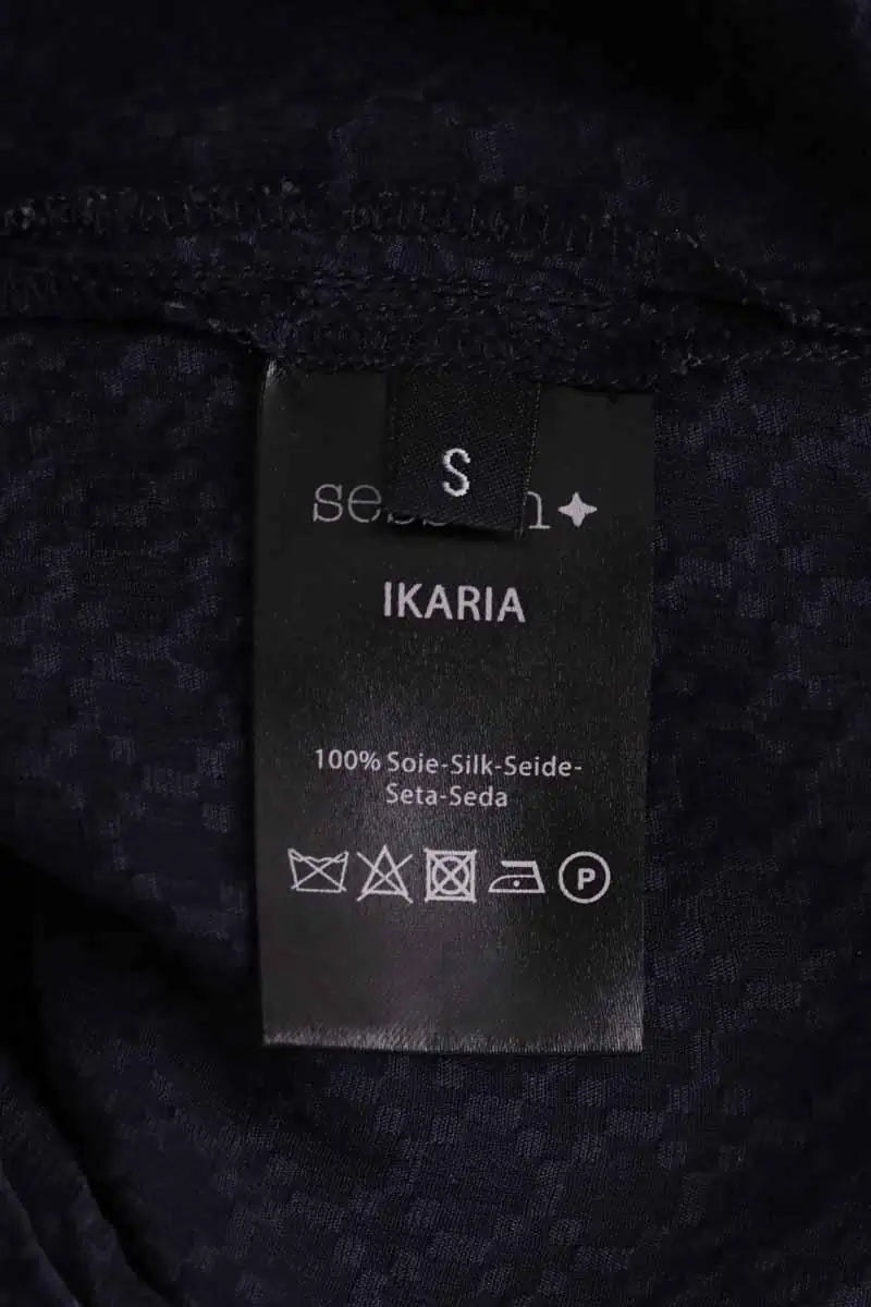 Robe Sessun Marine en Soie