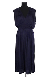 Robe Sessun Marine en Synthétique, taille S - Seconde Main