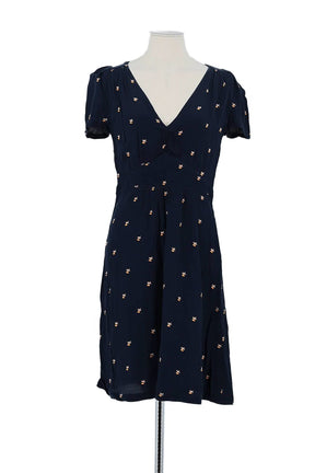 Robe Sessun Marine en Viscose, taille XS - Seconde Main